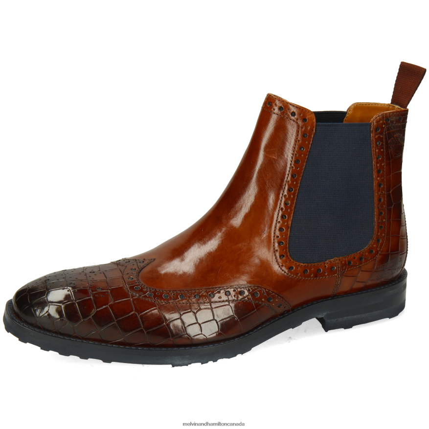 Men Melvin & Hamilton Brown Flynn 2 Ankle Boots P4V68P28