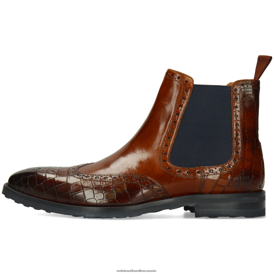 Men Melvin & Hamilton Brown Flynn 2 Ankle Boots P4V68P28