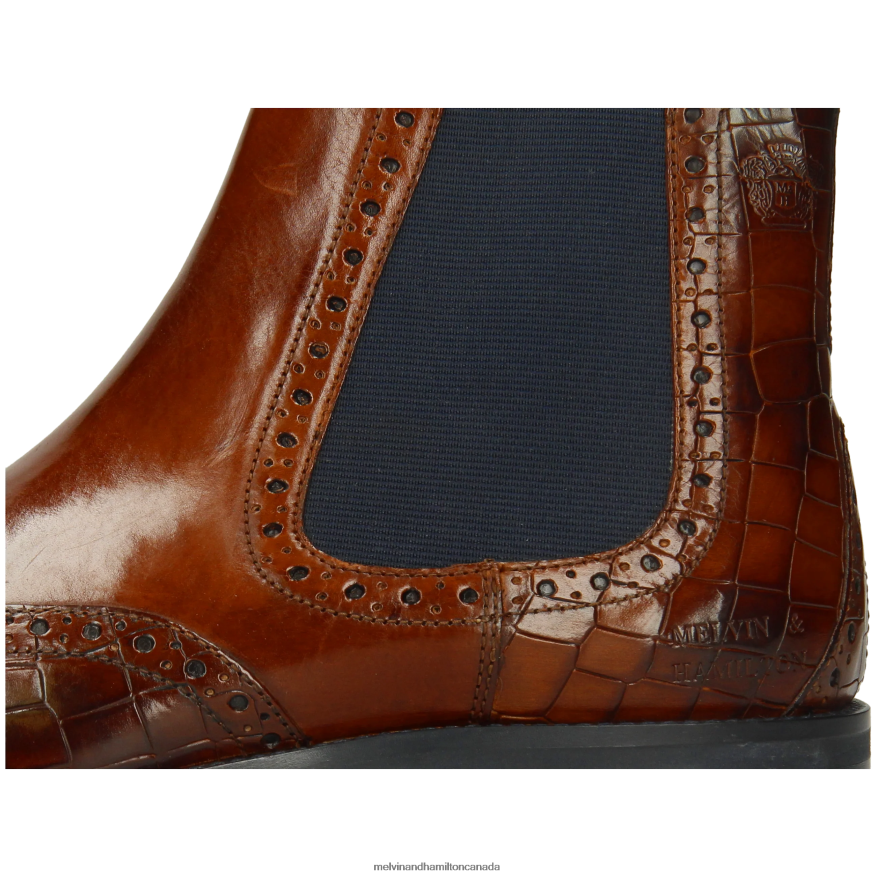 Men Melvin & Hamilton Brown Flynn 2 Ankle Boots P4V68P28