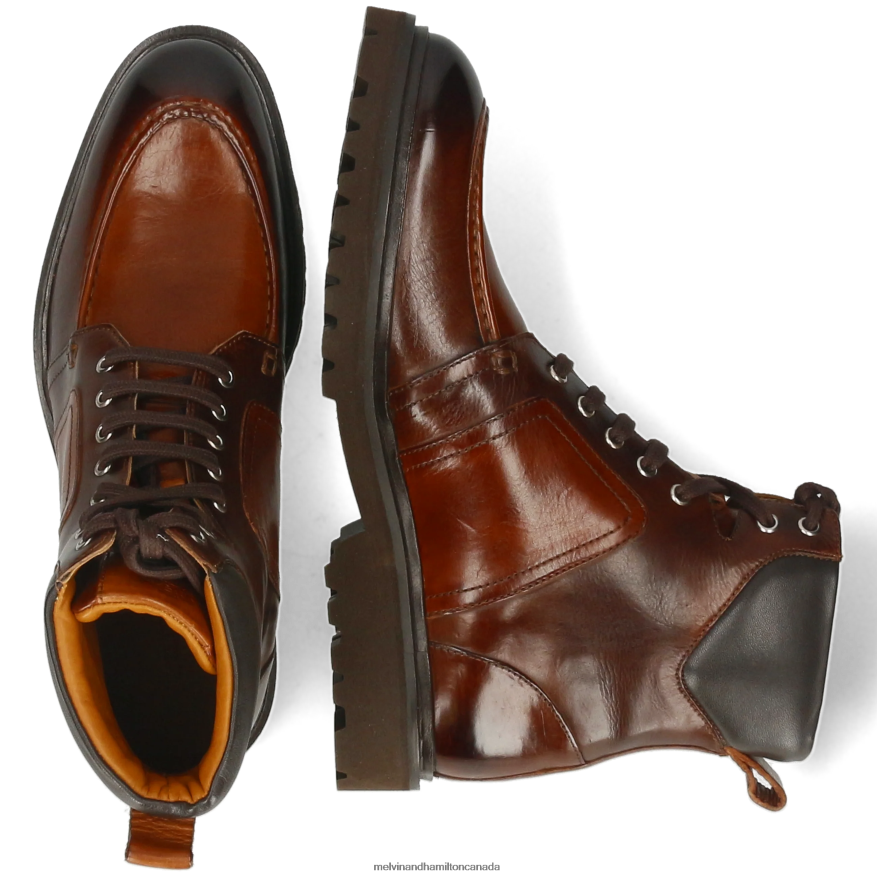Men Melvin & Hamilton Brown George 1 Ankle Boots P4V68P18