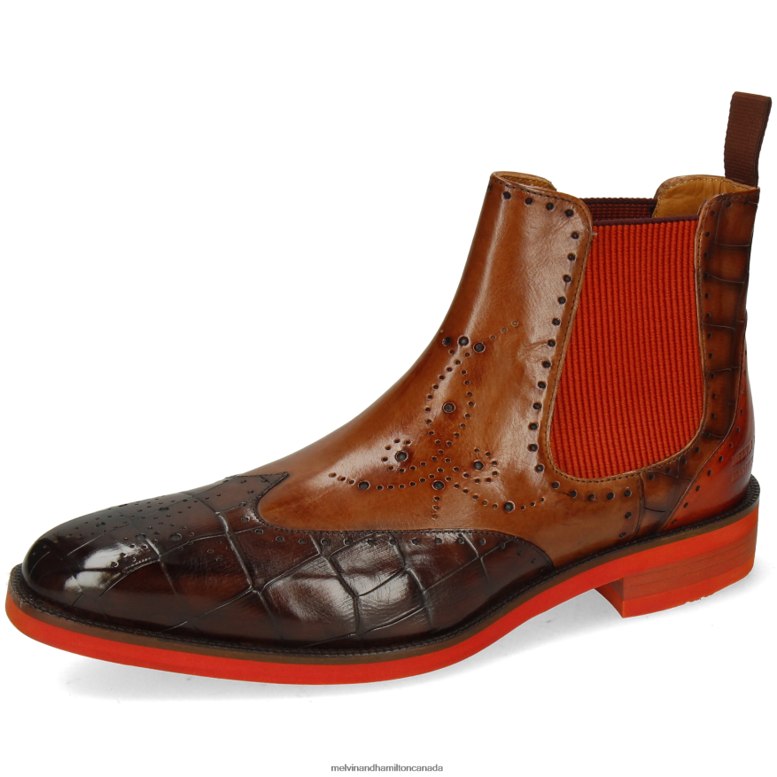 Men Melvin & Hamilton Brown Jeff 35 Ankle Boots P4V68P124