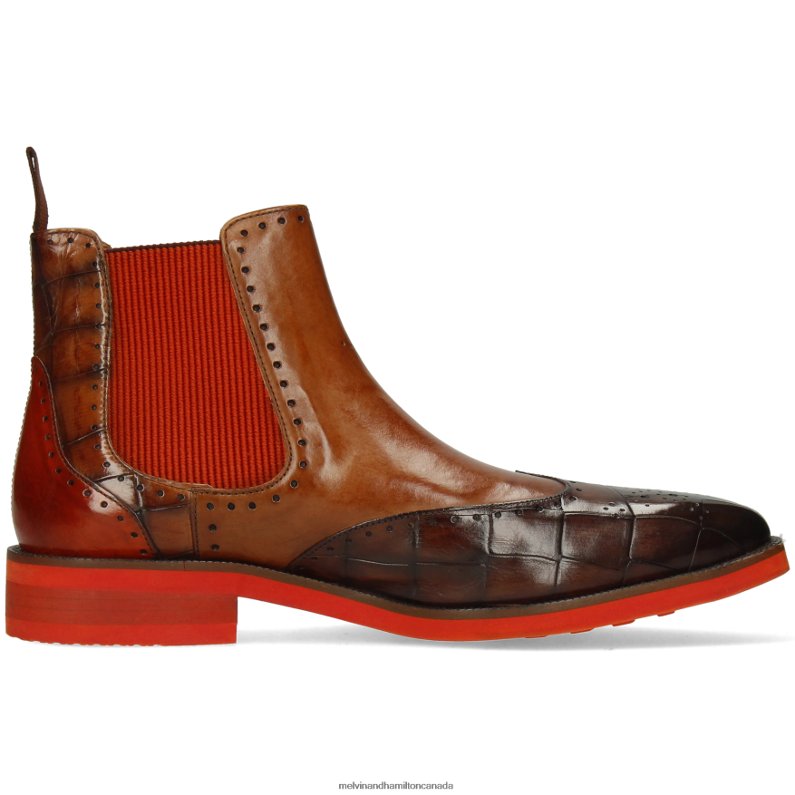 Men Melvin & Hamilton Brown Jeff 35 Ankle Boots P4V68P124