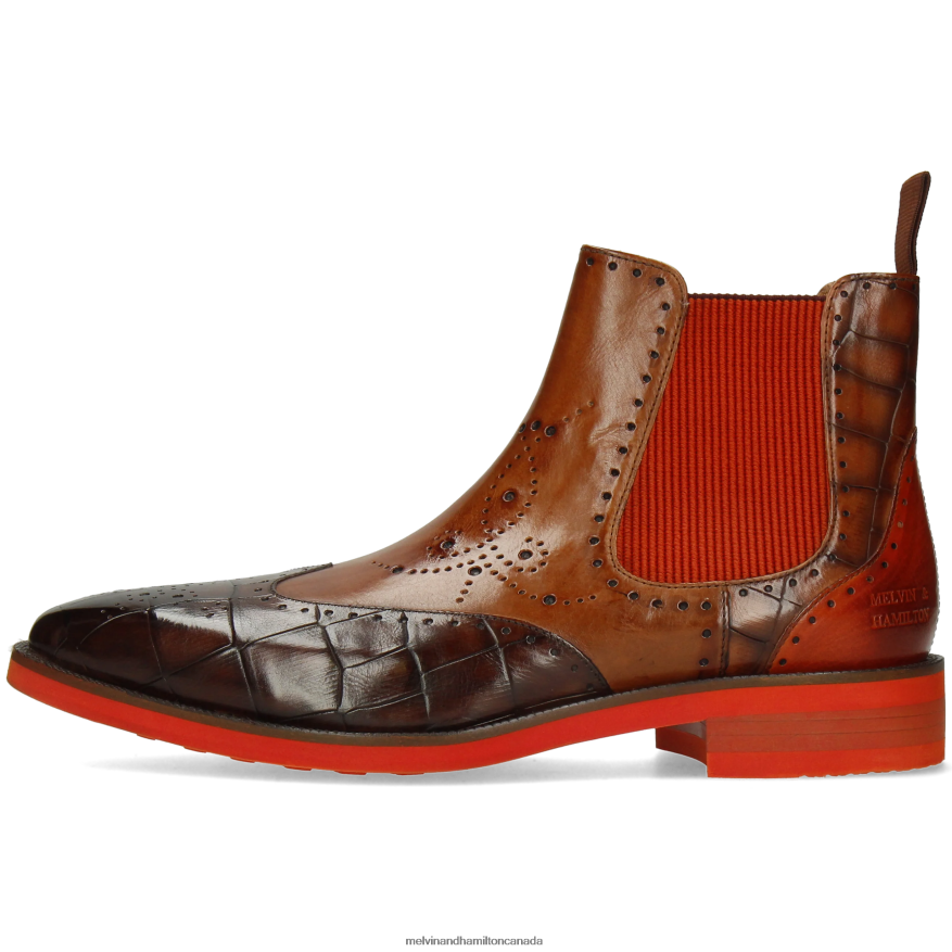 Men Melvin & Hamilton Brown Jeff 35 Ankle Boots P4V68P124