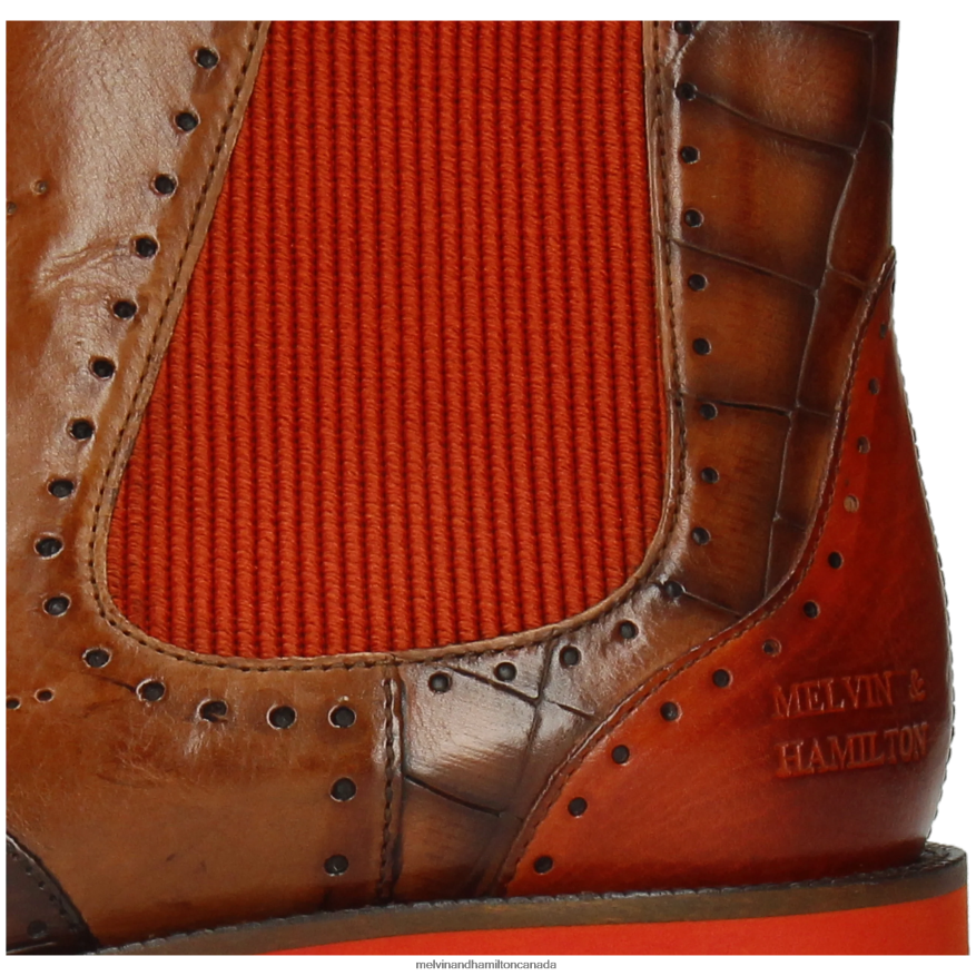 Men Melvin & Hamilton Brown Jeff 35 Ankle Boots P4V68P124