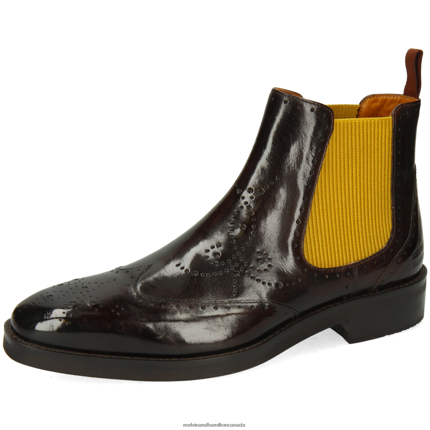 Men Melvin & Hamilton Brown Jeff 35 Ankle Boots P4V68P99