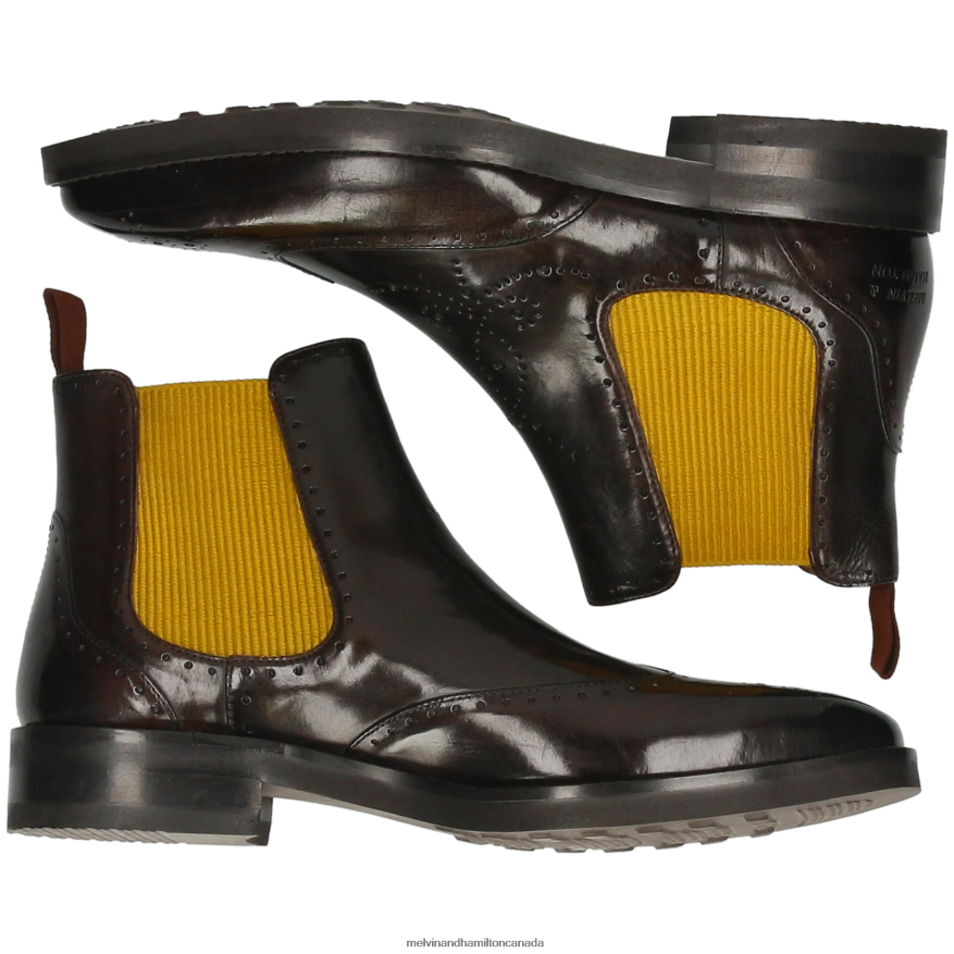 Men Melvin & Hamilton Brown Jeff 35 Ankle Boots P4V68P99