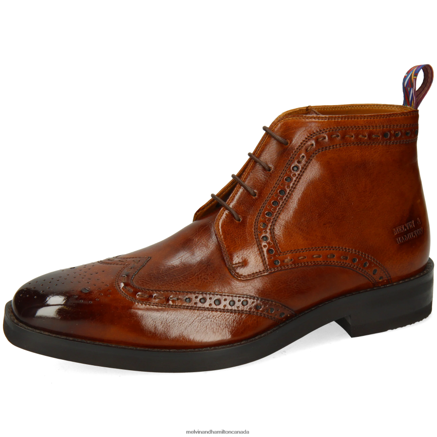 Men Melvin & Hamilton Brown Jeff 7 Ankle Boots P4V68P70