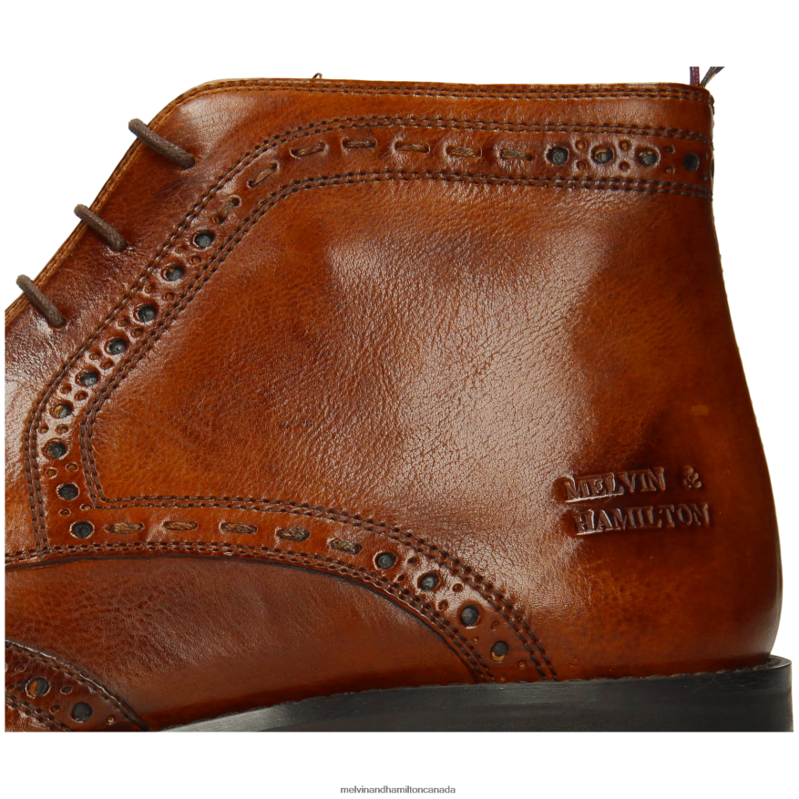 Men Melvin & Hamilton Brown Jeff 7 Ankle Boots P4V68P70