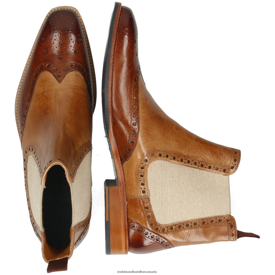 Men Melvin & Hamilton Brown Martin 5 Ankle Boots P4V68P143