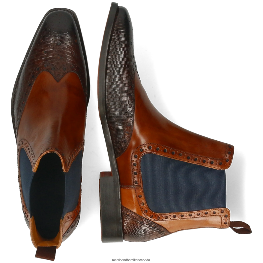 Men Melvin & Hamilton Brown Martin 5 Ankle Boots P4V68P17