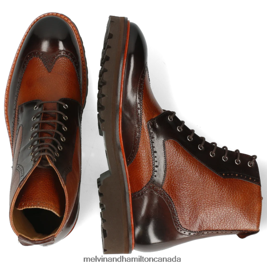 Men Melvin & Hamilton Brown Matthew 43 Ankle Boots P4V68P118