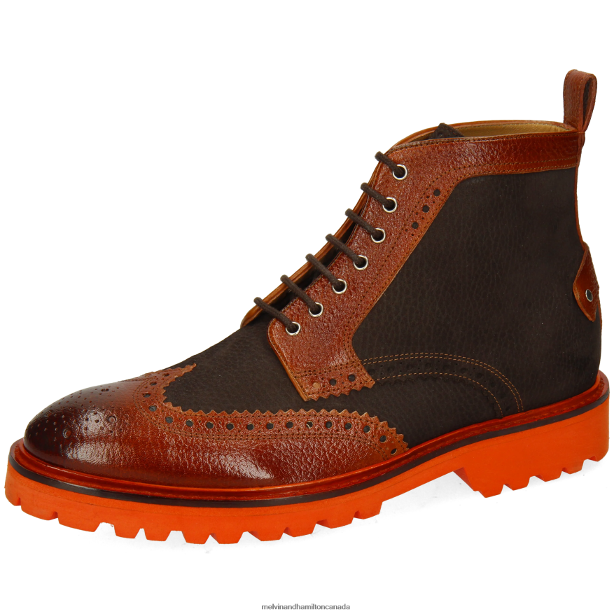 Men Melvin & Hamilton Brown Matthew 48 Ankle Boots P4V68P97