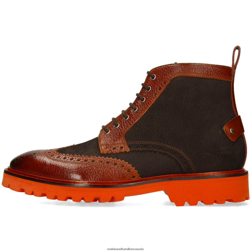 Men Melvin & Hamilton Brown Matthew 48 Ankle Boots P4V68P97