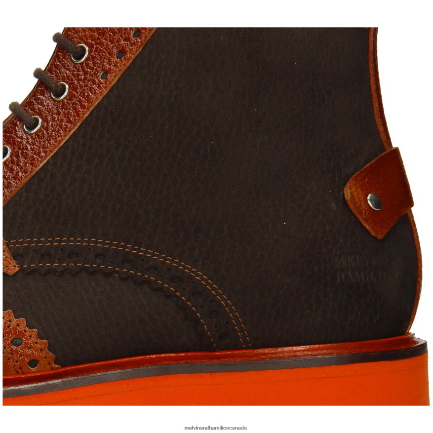 Men Melvin & Hamilton Brown Matthew 48 Ankle Boots P4V68P97