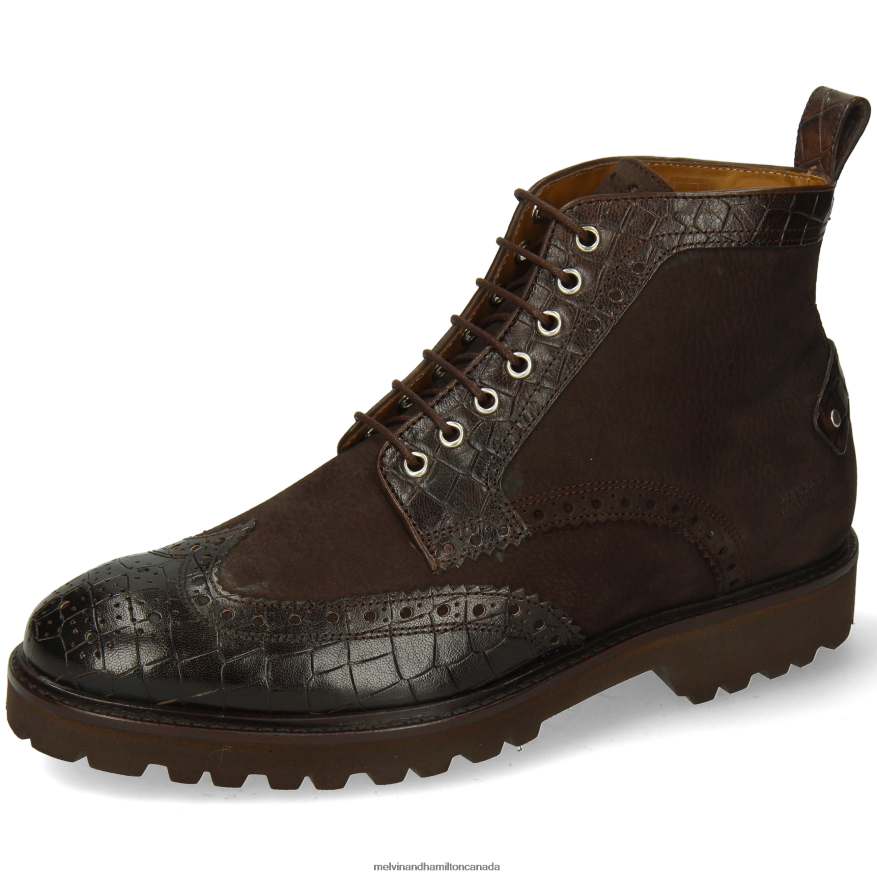 Men Melvin & Hamilton Brown Matthew 48 Ankle Boots P4V68P98