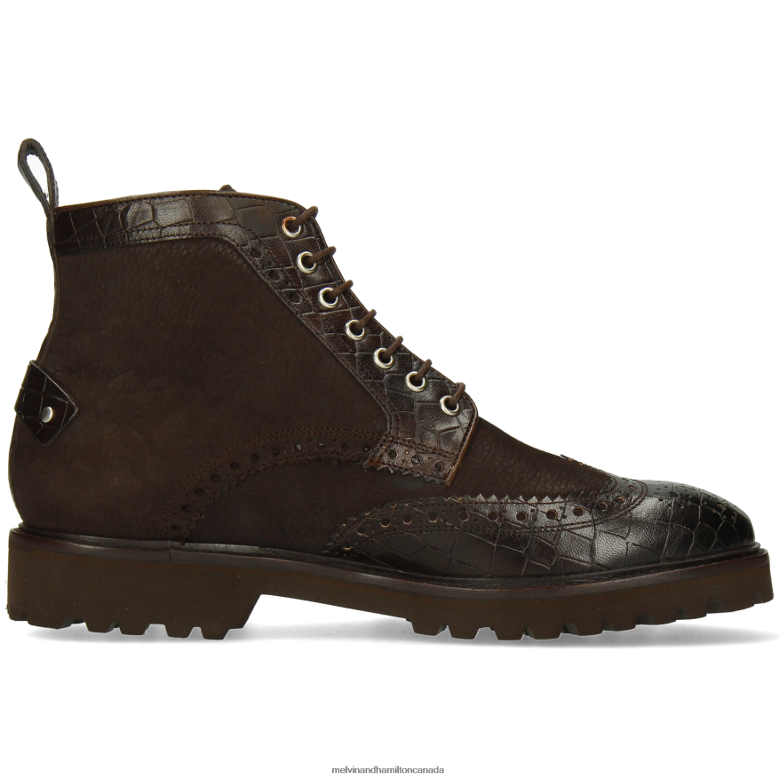 Men Melvin & Hamilton Brown Matthew 48 Ankle Boots P4V68P98