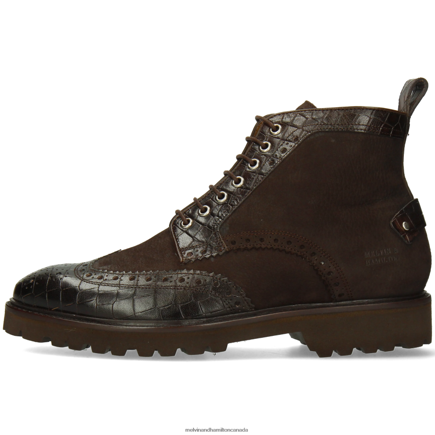 Men Melvin & Hamilton Brown Matthew 48 Ankle Boots P4V68P98
