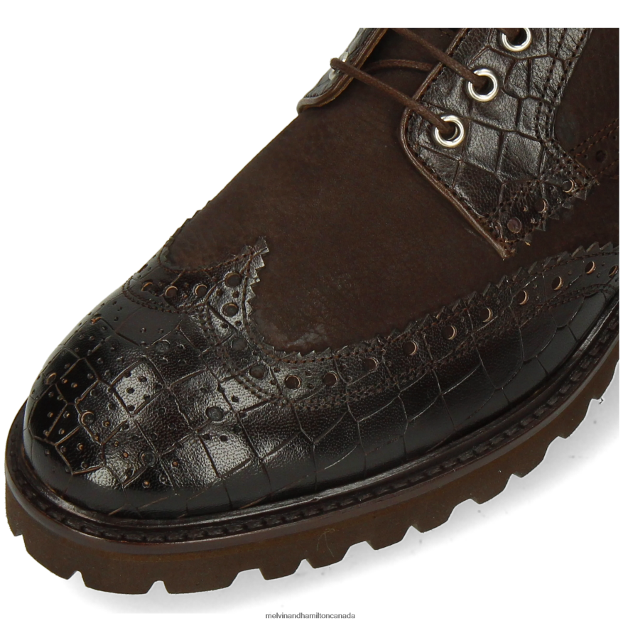 Men Melvin & Hamilton Brown Matthew 48 Ankle Boots P4V68P98