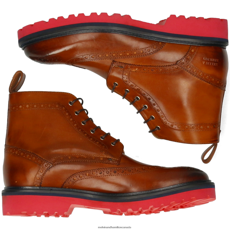 Men Melvin & Hamilton Brown Matthew 7 Ankle Boots P4V68P90