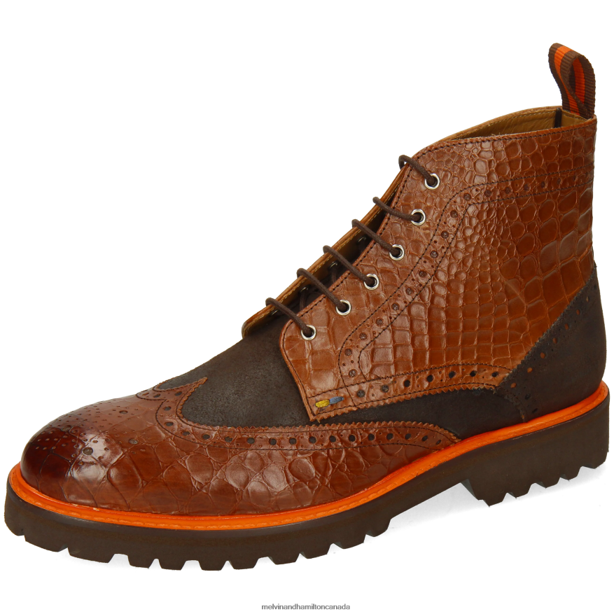 Men Melvin & Hamilton Brown Matthew 7 Ankle Boots P4V68P96