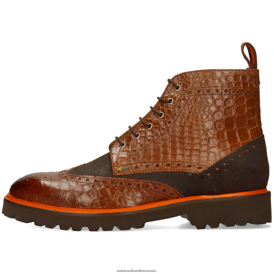 Men Melvin & Hamilton Brown Matthew 7 Ankle Boots P4V68P96