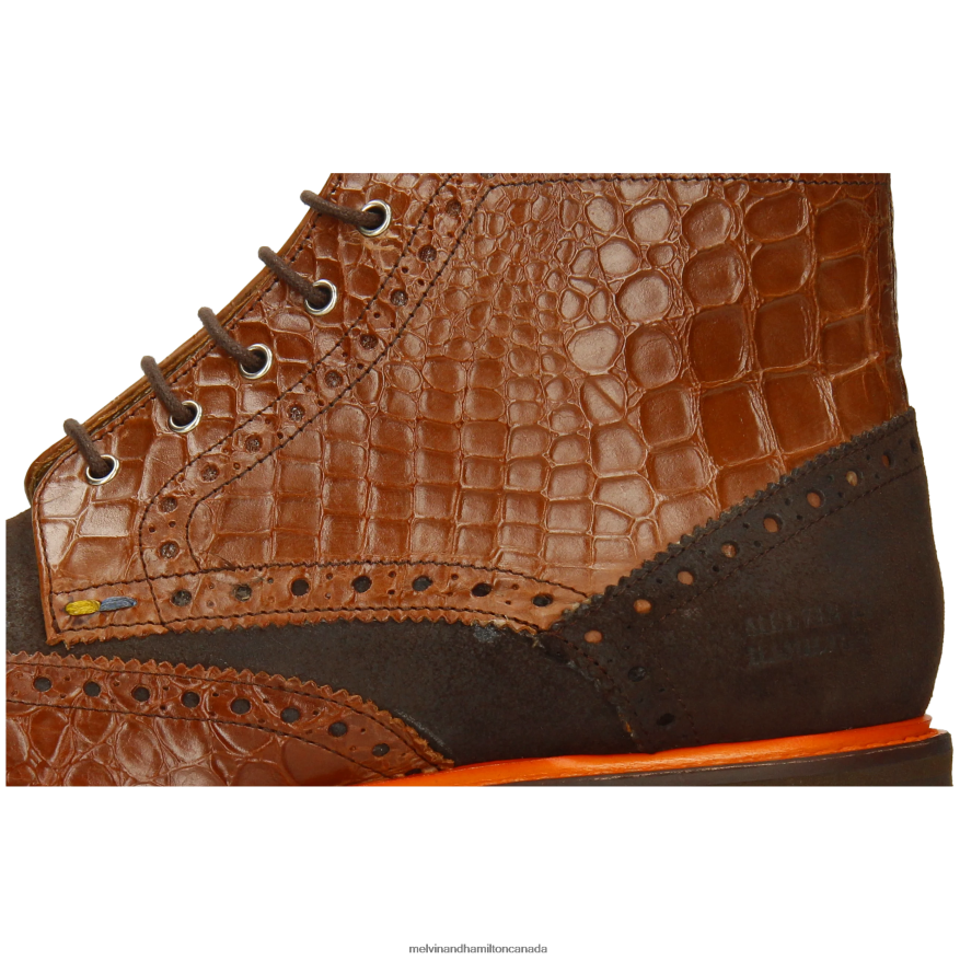 Men Melvin & Hamilton Brown Matthew 7 Ankle Boots P4V68P96