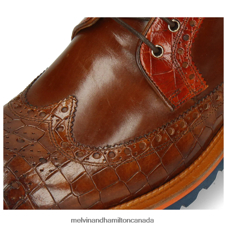 Men Melvin & Hamilton Brown Matthew 9 Ankle Boots P4V68P113