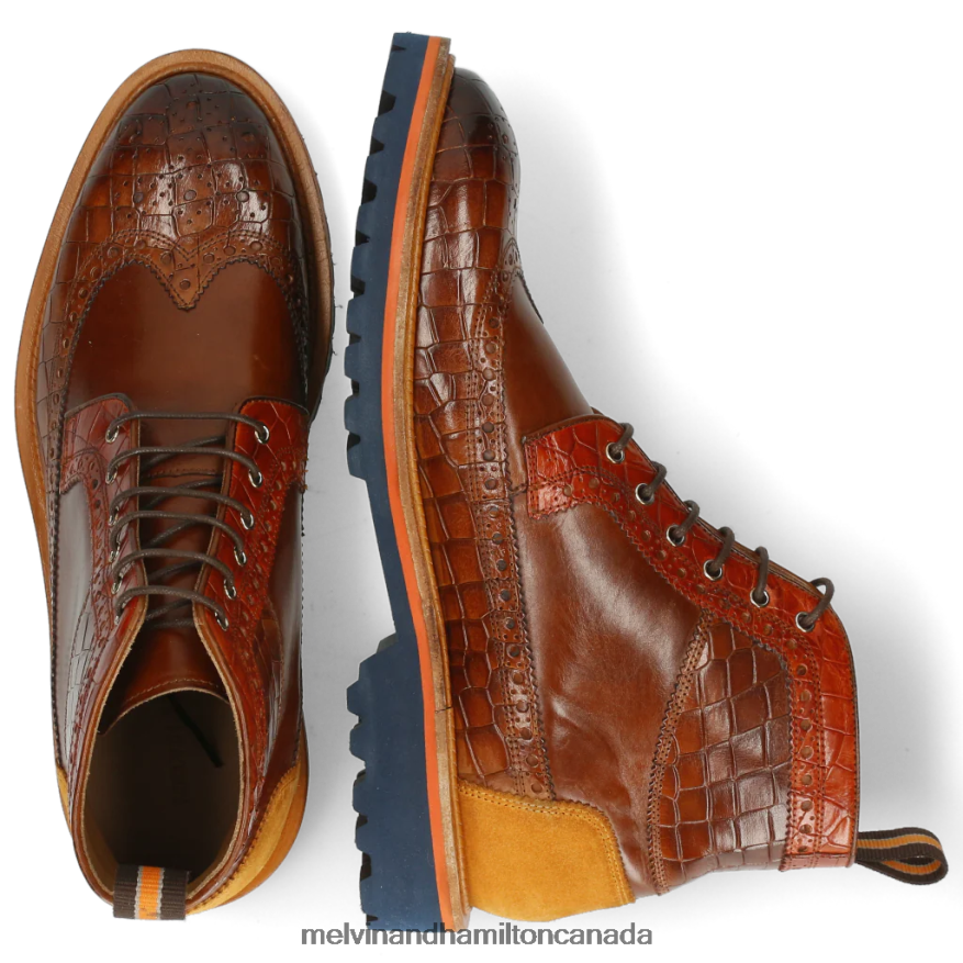 Men Melvin & Hamilton Brown Matthew 9 Ankle Boots P4V68P113