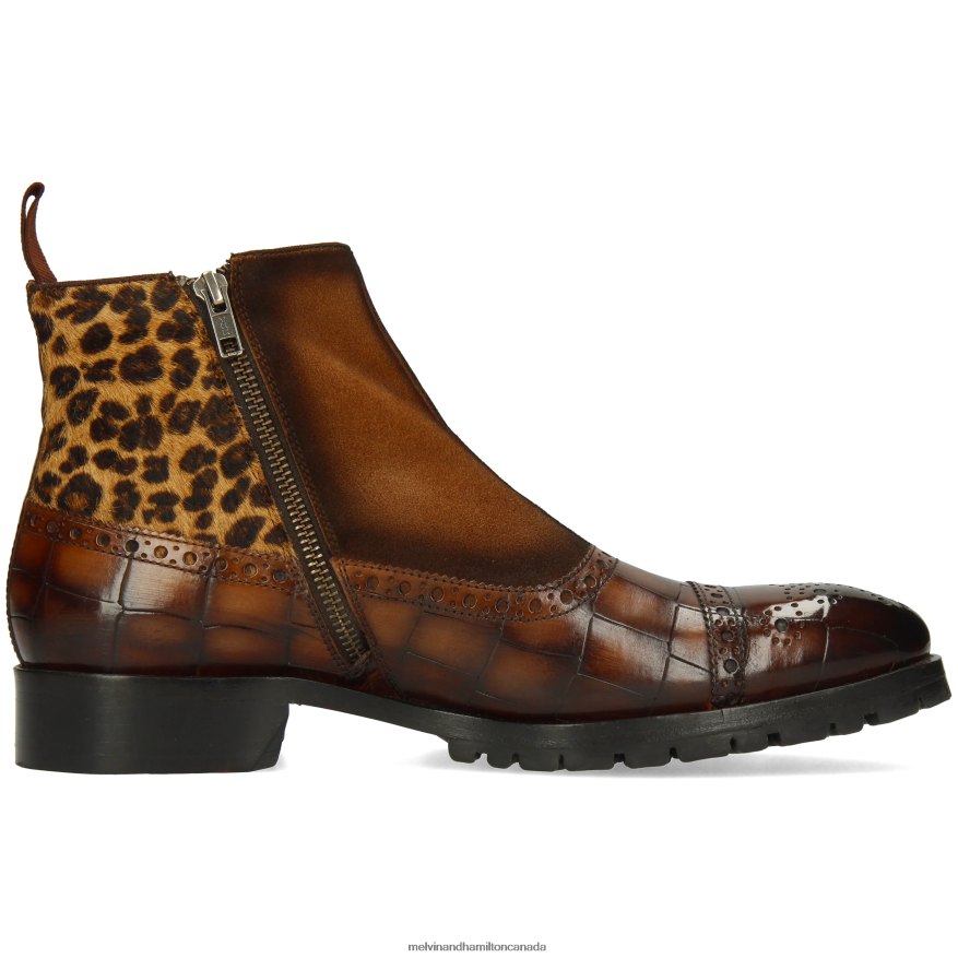 Men Melvin & Hamilton Brown Patrick 22 Ankle Boots P4V68P92