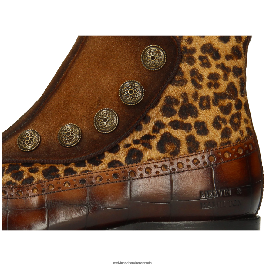 Men Melvin & Hamilton Brown Patrick 22 Ankle Boots P4V68P92