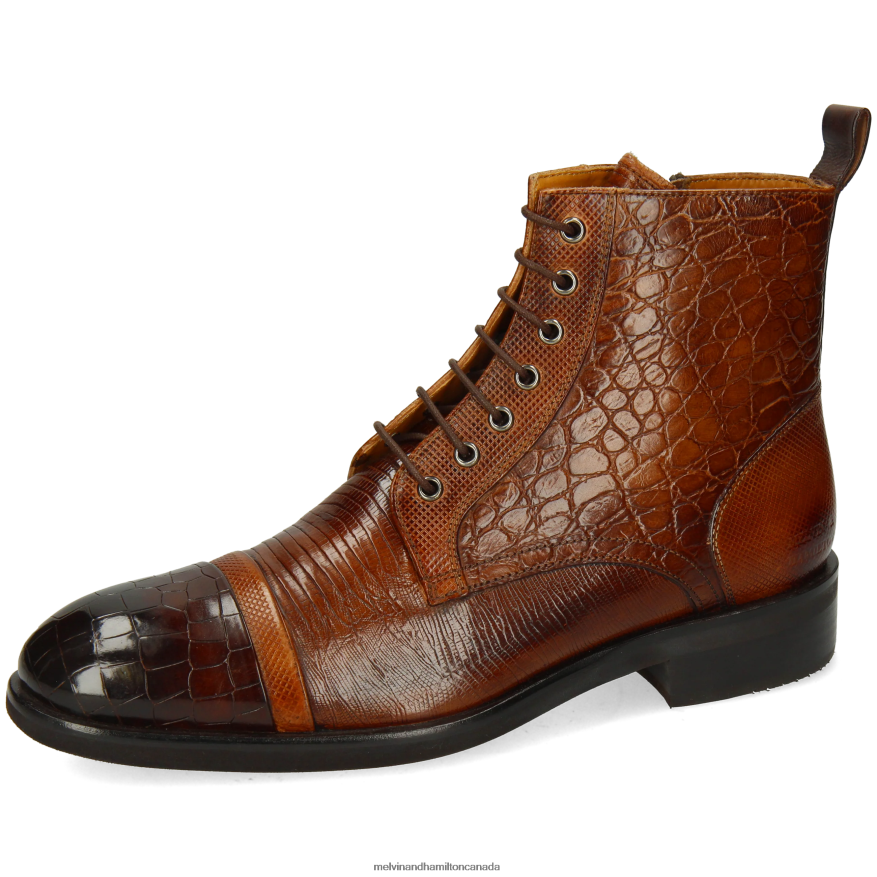 Men Melvin & Hamilton Brown Patrick 28 Ankle Boots P4V68P129