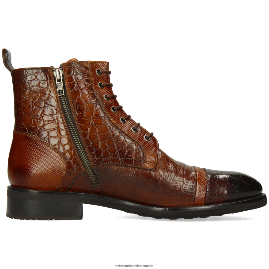 Men Melvin & Hamilton Brown Patrick 28 Ankle Boots P4V68P129