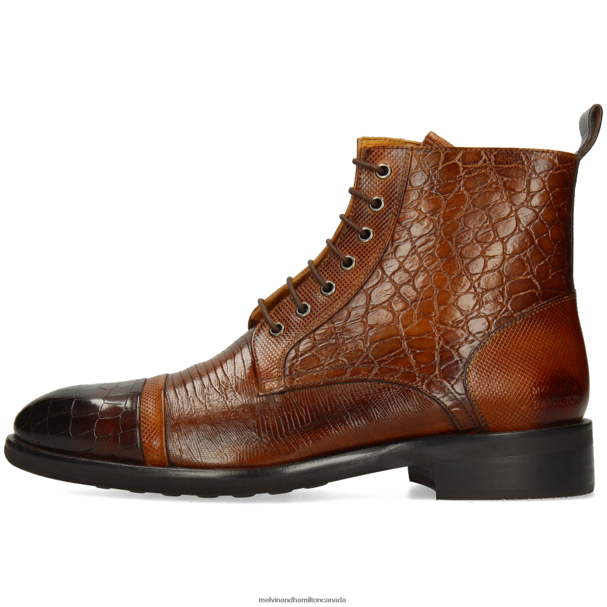 Men Melvin & Hamilton Brown Patrick 28 Ankle Boots P4V68P129