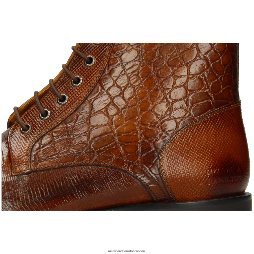 Men Melvin & Hamilton Brown Patrick 28 Ankle Boots P4V68P129