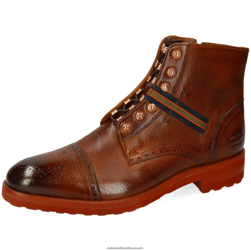 Men Melvin & Hamilton Brown Tom 23 Ankle Boots P4V68P72