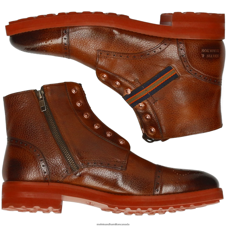 Men Melvin & Hamilton Brown Tom 23 Ankle Boots P4V68P72
