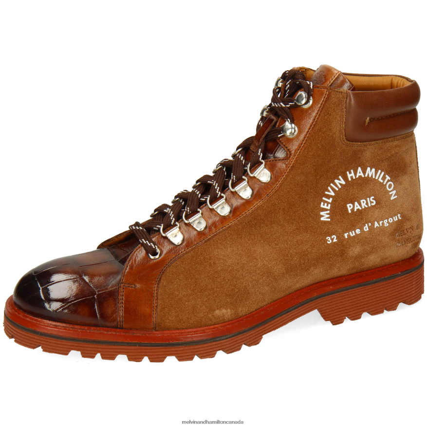 Men Melvin & Hamilton Brown Trevor 33 Ankle Boots P4V68P83