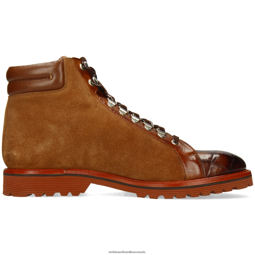 Men Melvin & Hamilton Brown Trevor 33 Ankle Boots P4V68P83