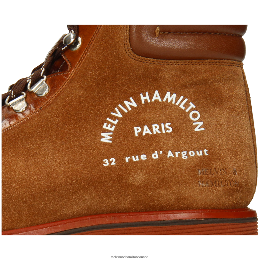 Men Melvin & Hamilton Brown Trevor 33 Ankle Boots P4V68P83
