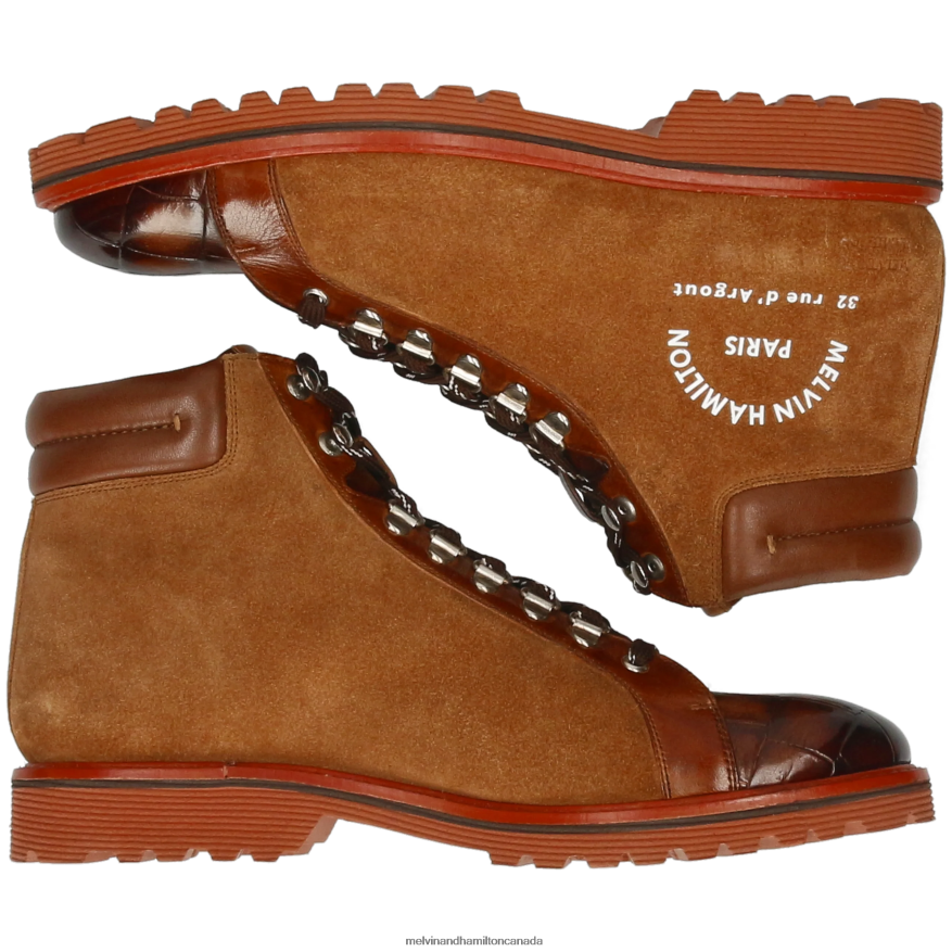 Men Melvin & Hamilton Brown Trevor 33 Ankle Boots P4V68P83