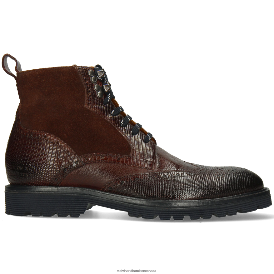 Men Melvin & Hamilton Brown Trevor 34 Ankle Boots P4V68P38