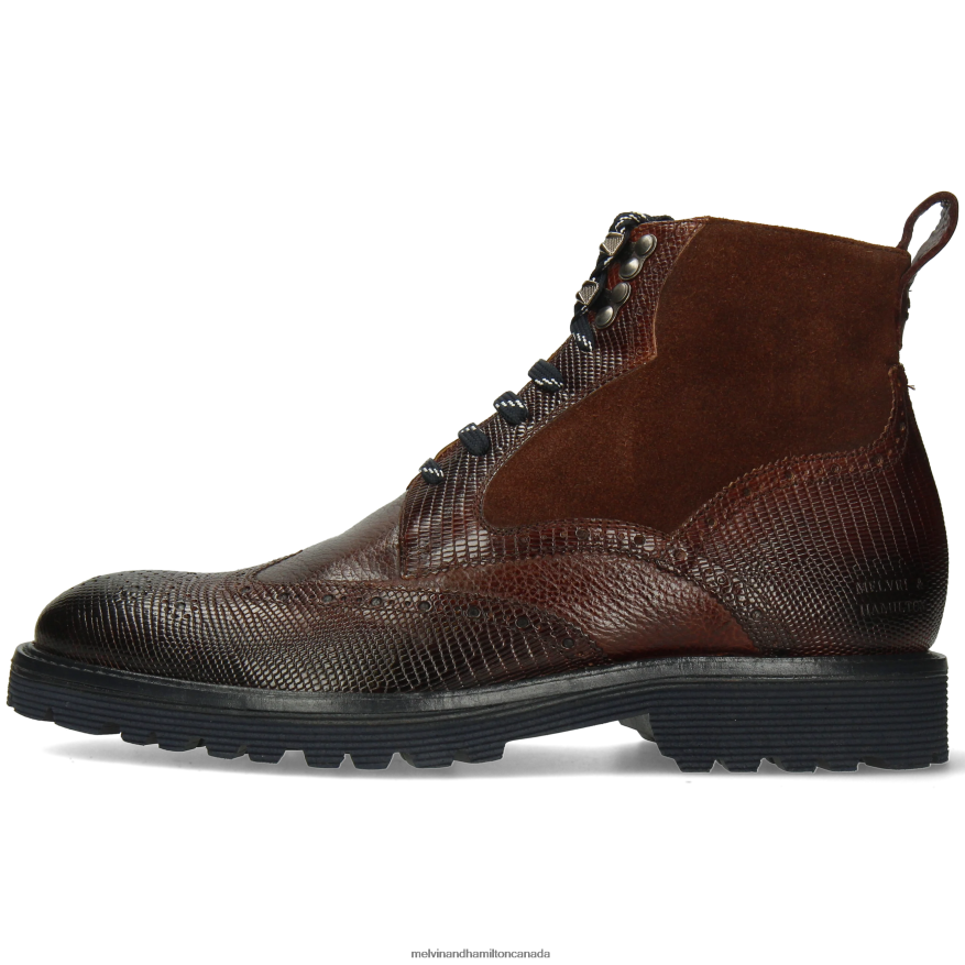 Men Melvin & Hamilton Brown Trevor 34 Ankle Boots P4V68P38