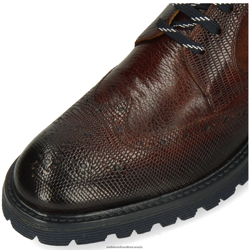 Men Melvin & Hamilton Brown Trevor 34 Ankle Boots P4V68P38
