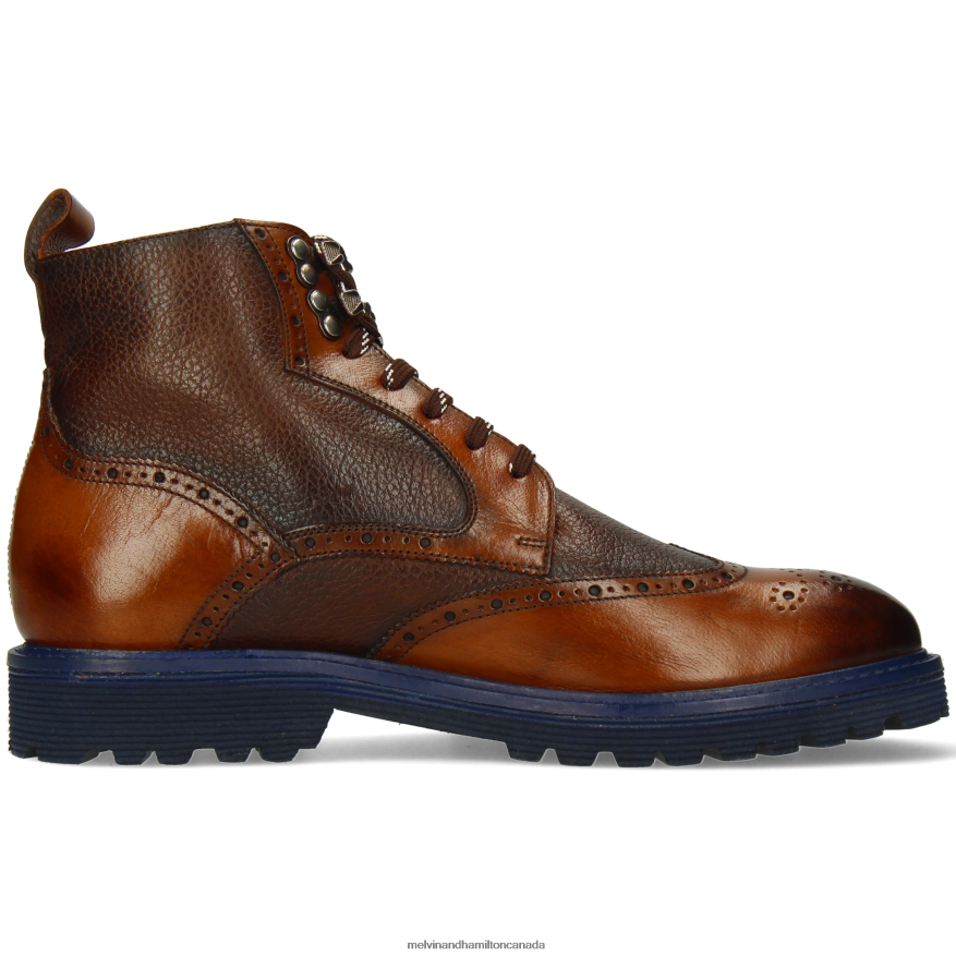 Men Melvin & Hamilton Brown Trevor 34 Ankle Boots P4V68P79