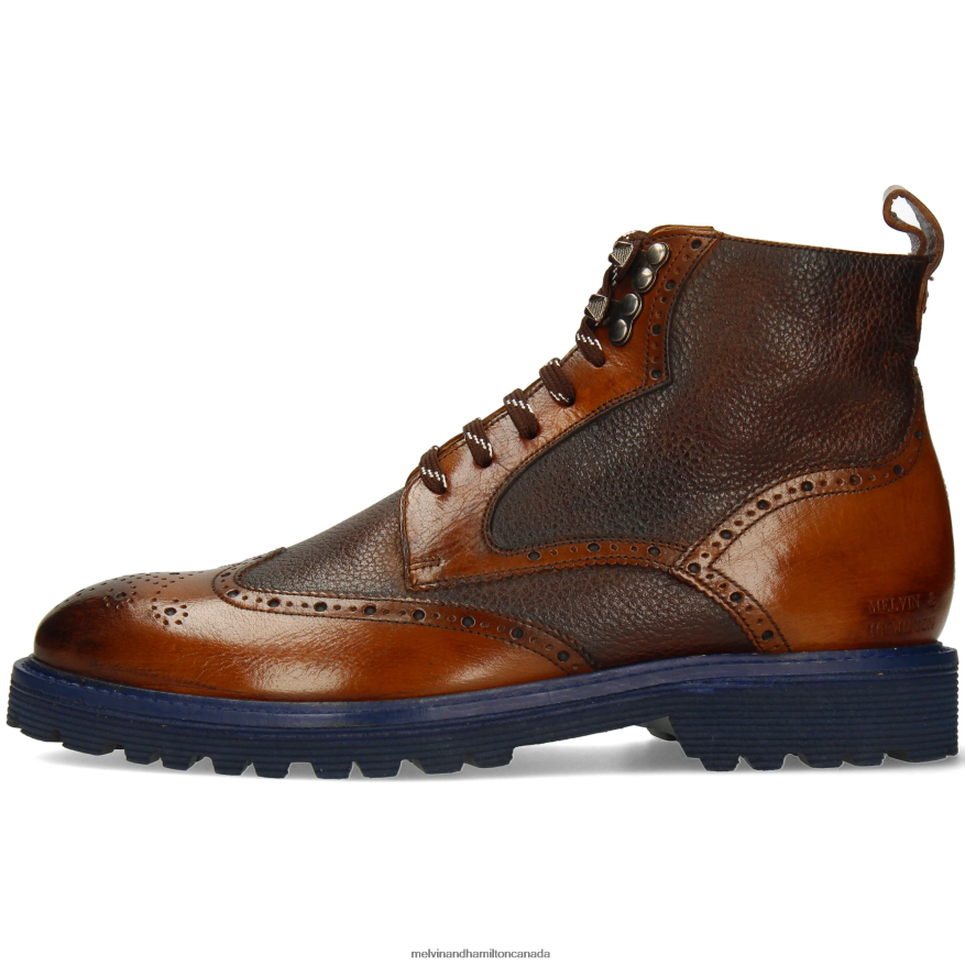 Men Melvin & Hamilton Brown Trevor 34 Ankle Boots P4V68P79