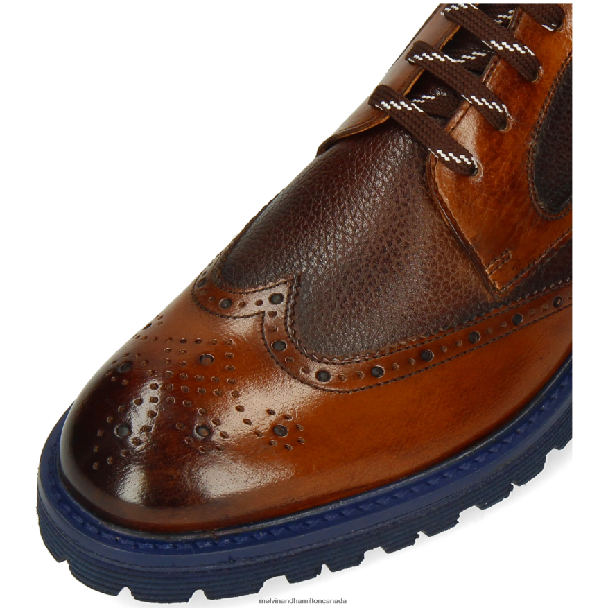 Men Melvin & Hamilton Brown Trevor 34 Ankle Boots P4V68P79