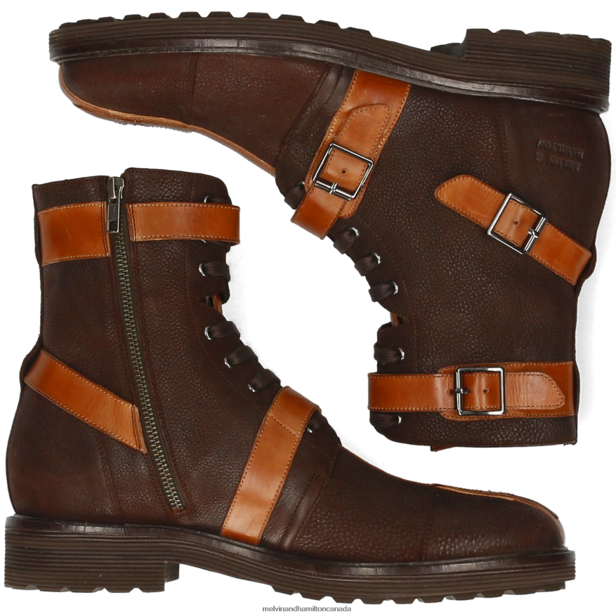 Men Melvin & Hamilton Brown Trevor 48 Ankle Boots P4V68P87
