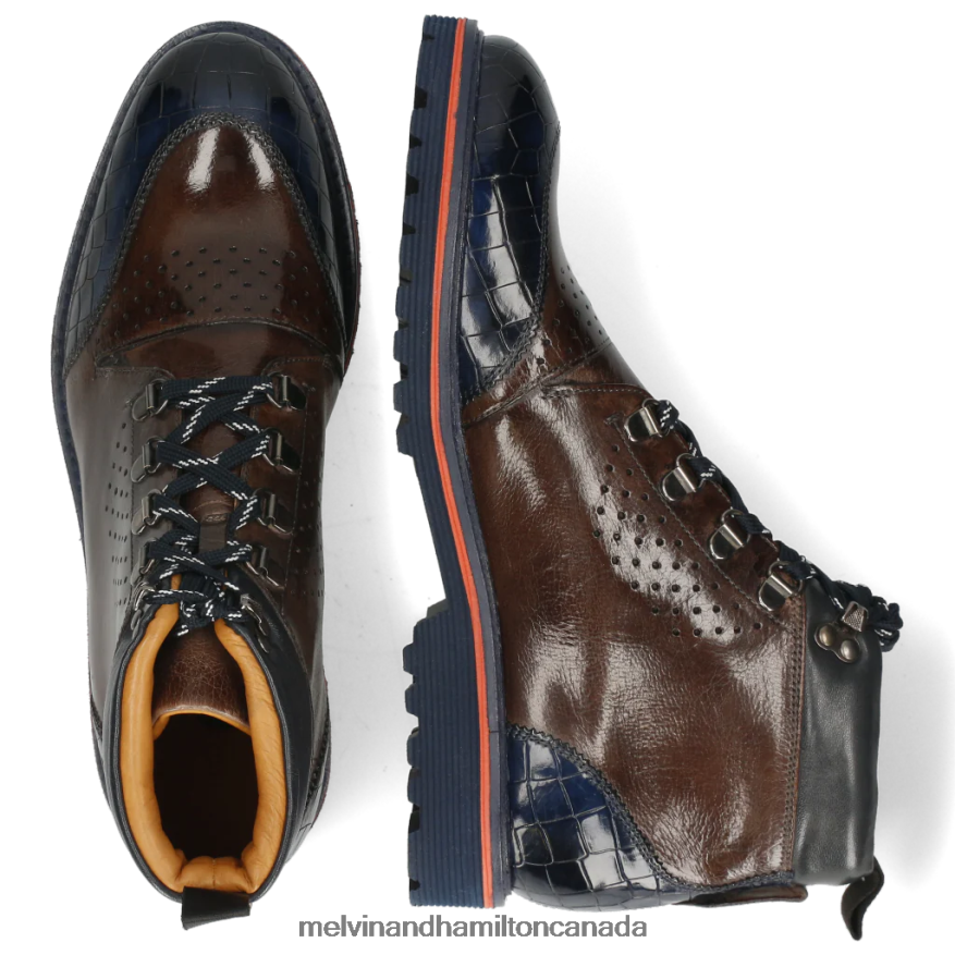 Men Melvin & Hamilton Brown Trevor 5 Ankle Boots P4V68P131