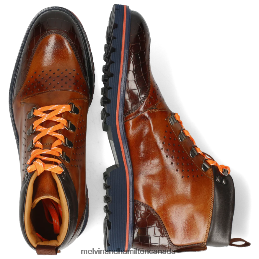 Men Melvin & Hamilton Brown Trevor 5 Ankle Boots P4V68P147