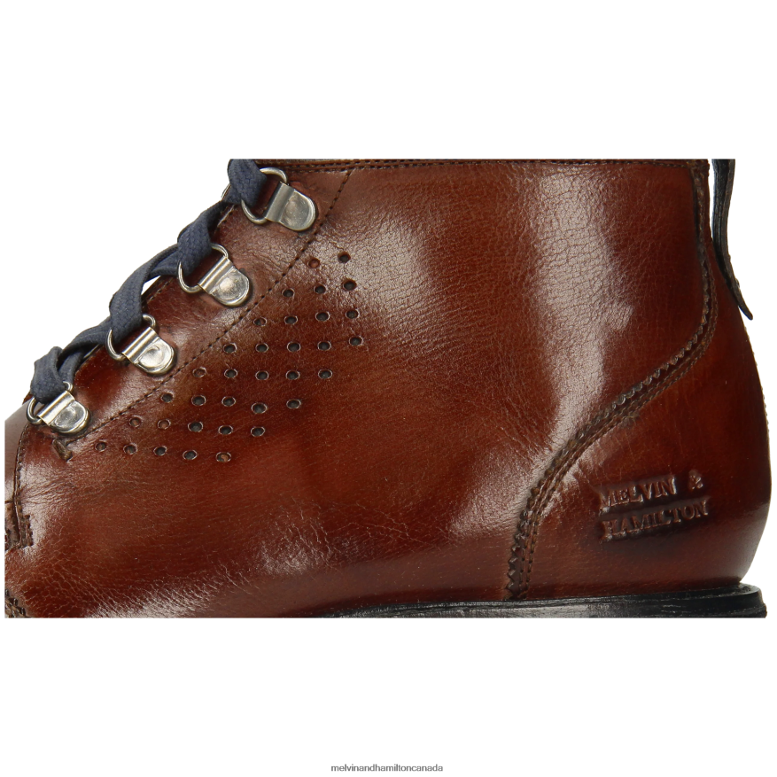 Men Melvin & Hamilton Brown Trevor 5 Ankle Boots P4V68P71